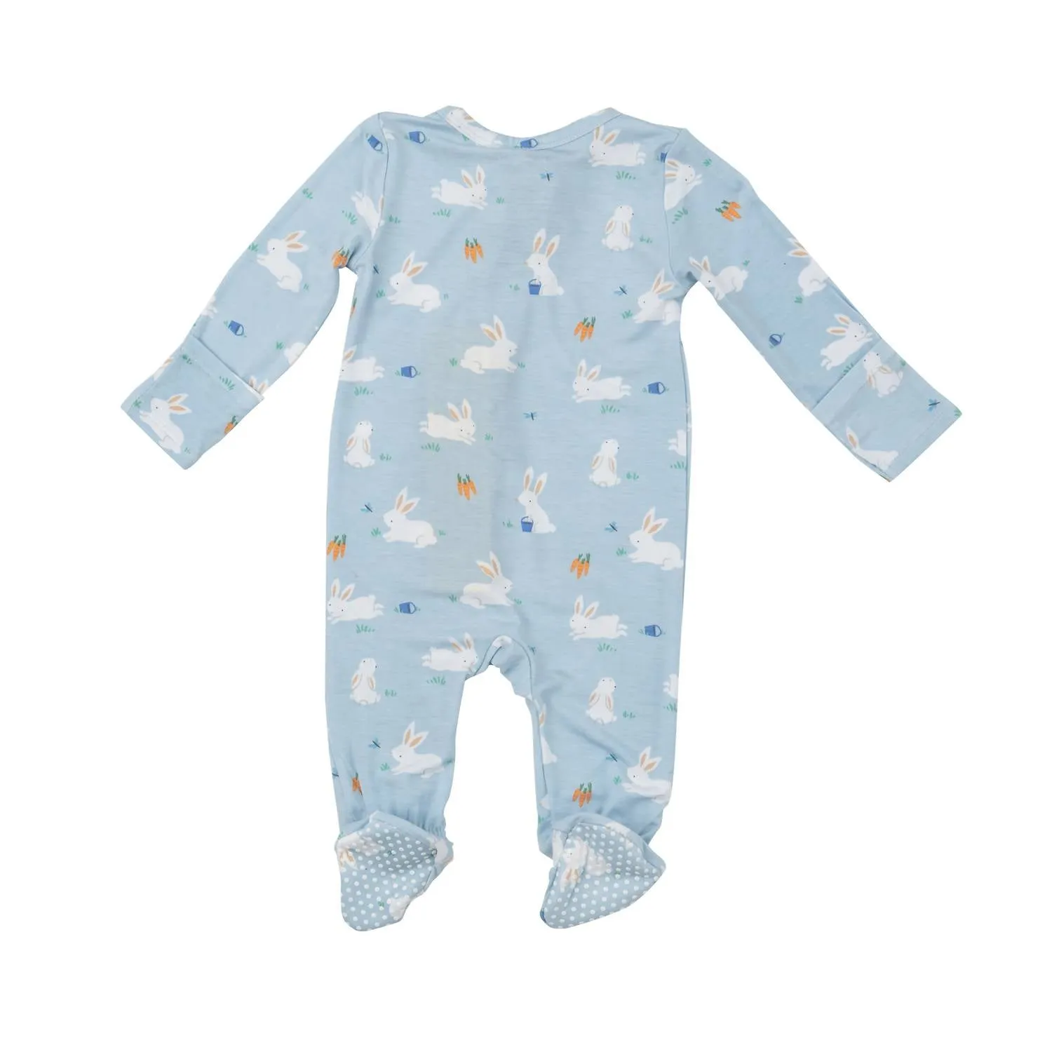 Angel Dear - Baby's Bunny Carrot Two-way Zipper Footie