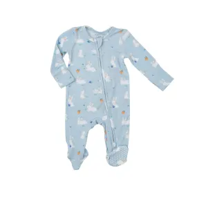 Angel Dear - Baby's Bunny Carrot Two-way Zipper Footie