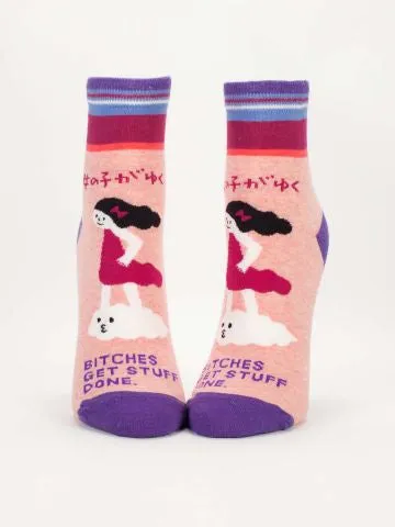 Bitches Get Stuff Done Socks (Women's)