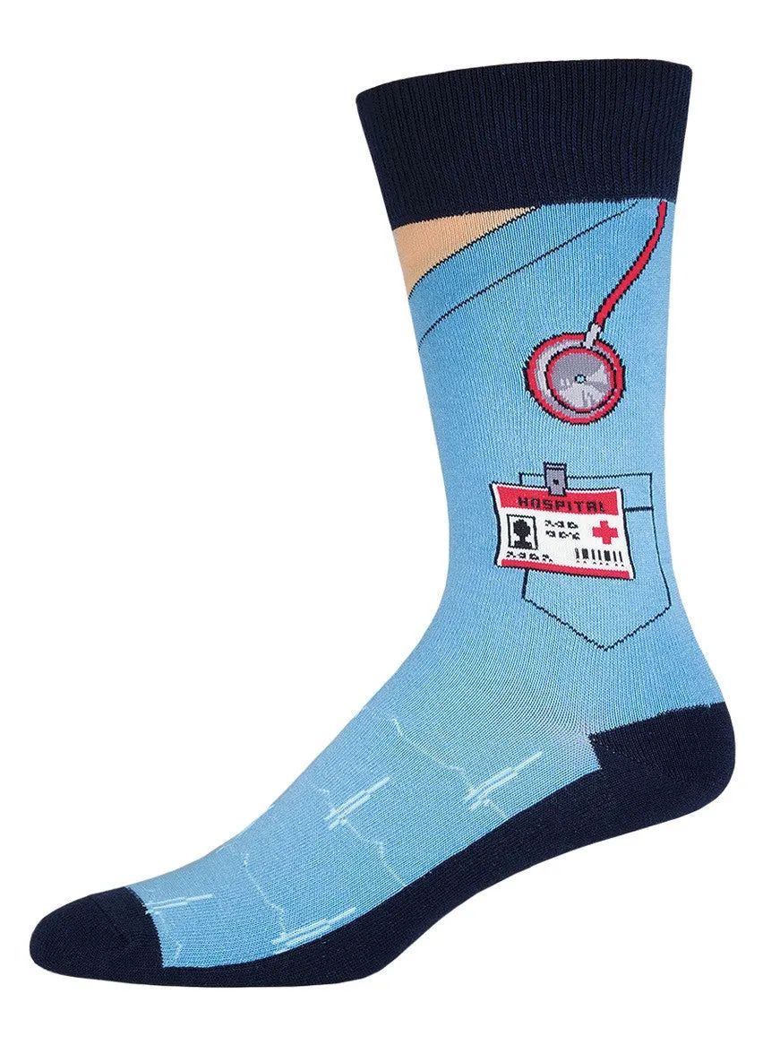 Blue Scrubs Socks (Men's)