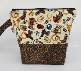 Boots and Spurs - Project Bag - Small
