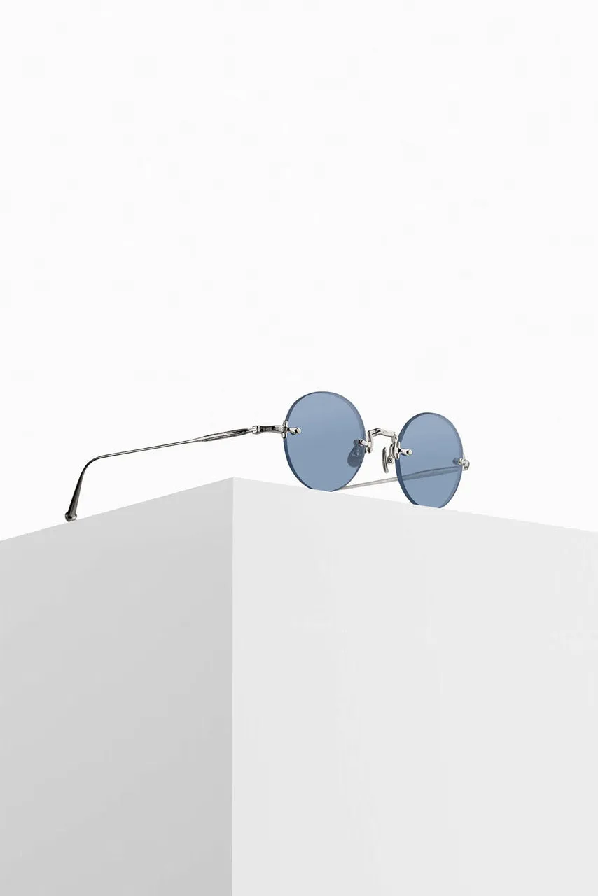 Palladium White and Cobalt Sunglasses
