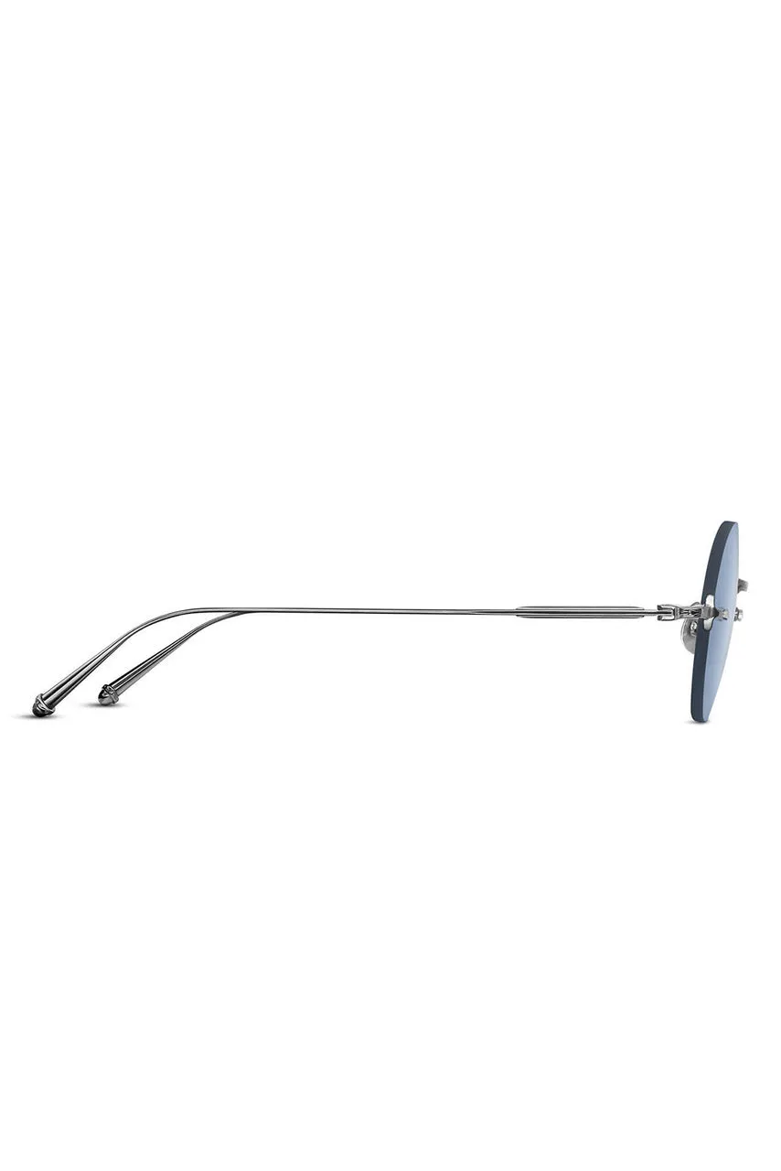 Palladium White and Cobalt Sunglasses