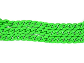 Parrot Green Circular Acrylic Chains