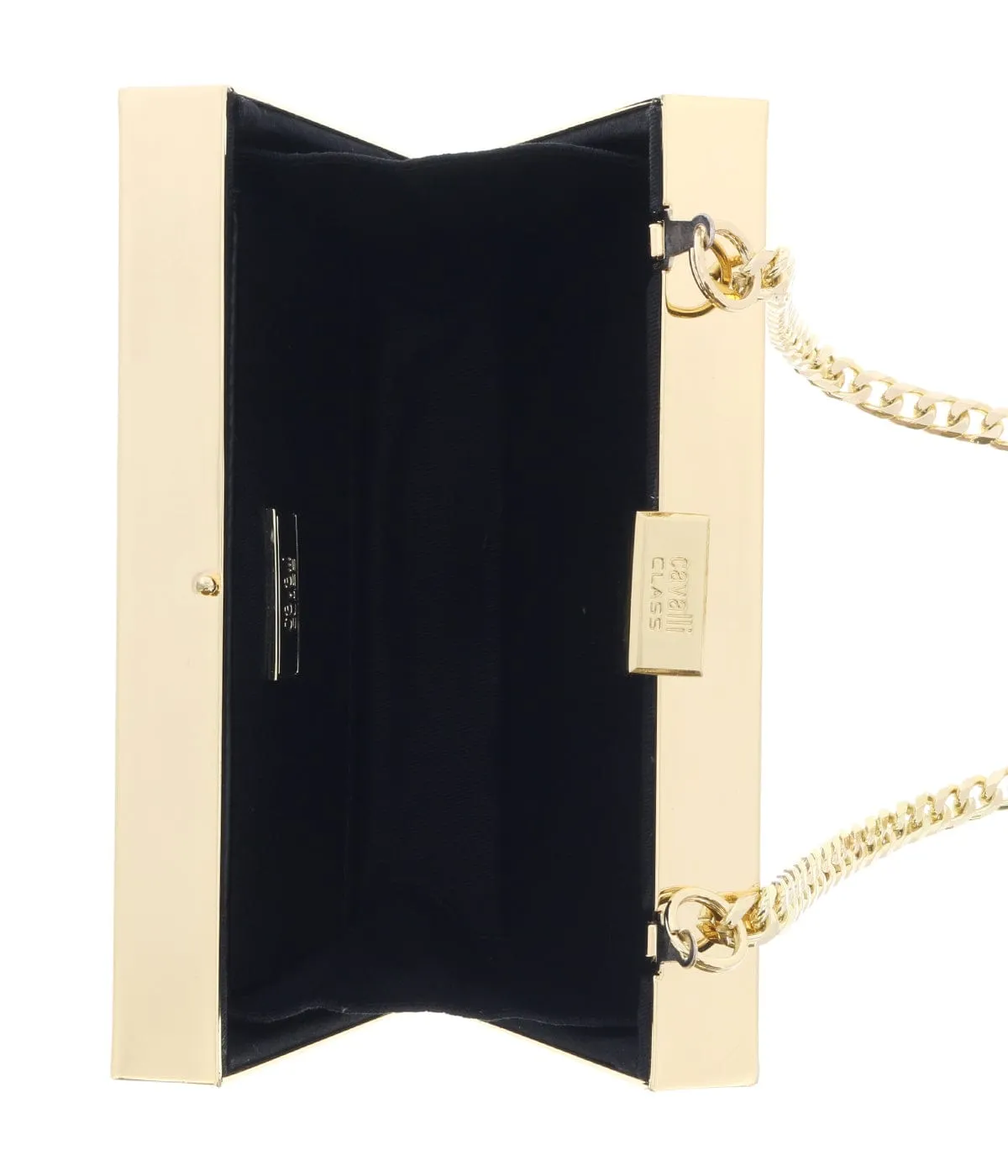 Roberto Cavalli HXLPB3 D96 Nude/Black Box Clutch
