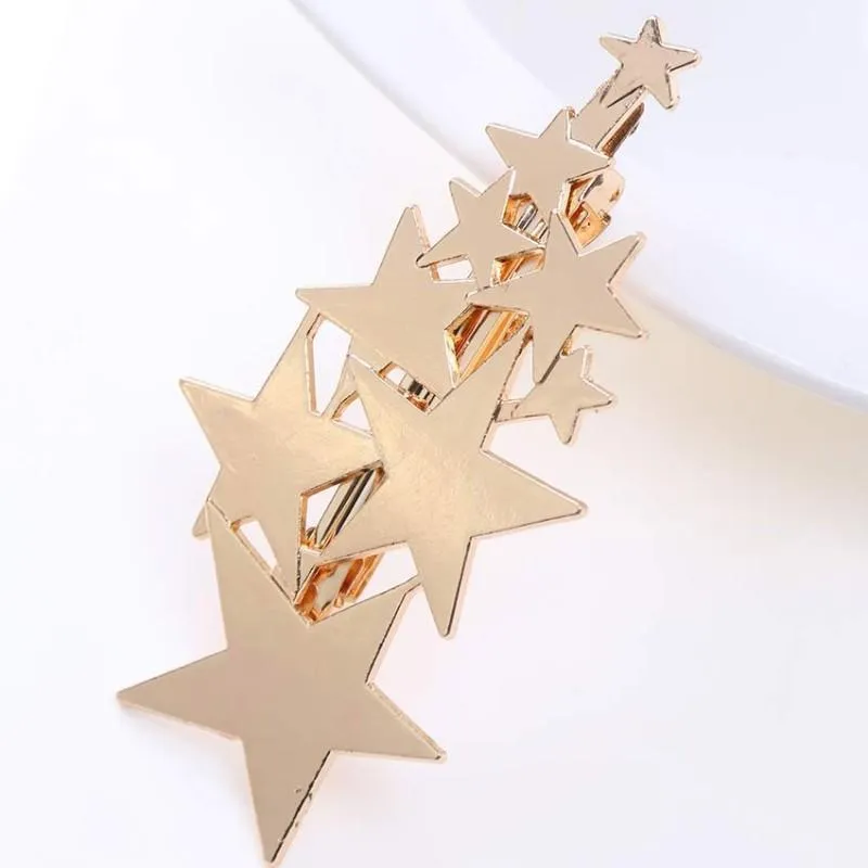 Star Barrettes Hair Clips
