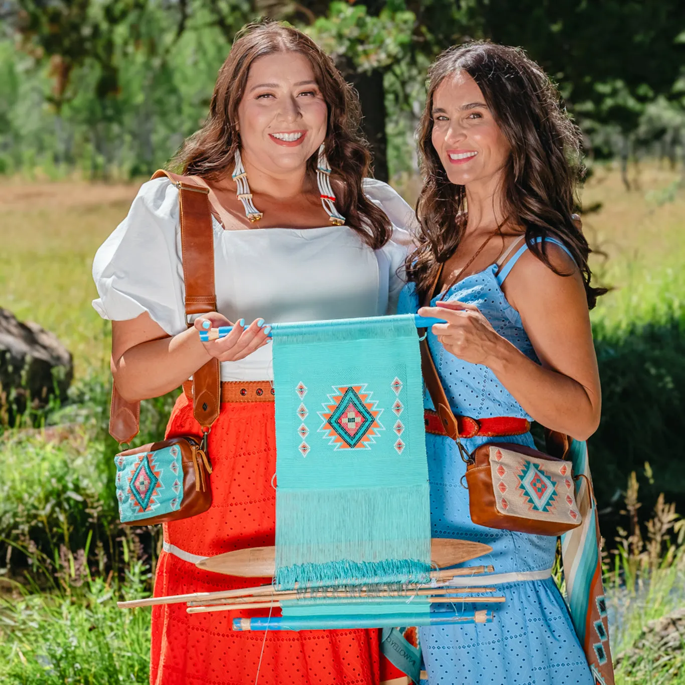 WANDER CROSSBODY SET - B.YELLOWTAIL X NENA - TURQUOISE PANEL