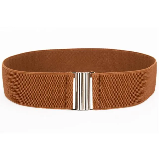 Women's Skinny Elastic Soft Wide Belt